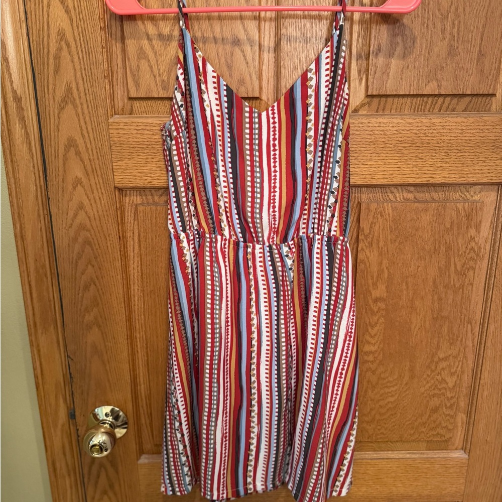 Lush Multicolor Striped Dress
